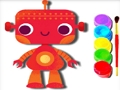 Xogo De volta á escola: Robot Coloring Book  en liña