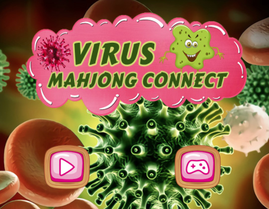 Xogo Conexión de Mahjong de virus  en liña