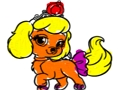Xogo Princesa De Mascotas Para colorear  en liña