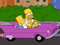 Xogo Jigsaw Car Car dos Simpson  en liña