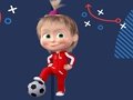 Xogo Fútbol de Masha e o Oso  en liña