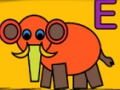 Xogo Letras para colorear fáciles para nenos  en liña