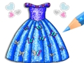 Xogo Princesa Glitter para colorear  en liña