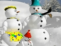 Xogo Tempo en familia de boneco de neve  en liña