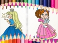 Xogo Libro de colorear fermosa princesa  en liña