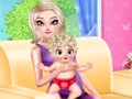 Xogo Nacida a princesa Elsa  en liña