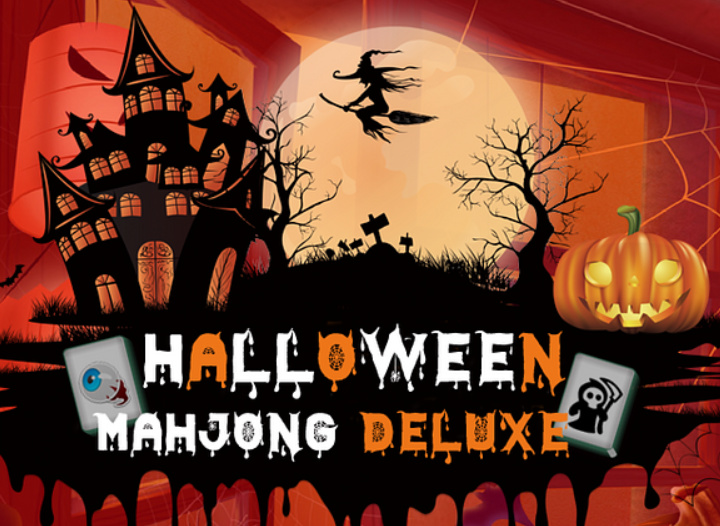 Xogo Halloween Mahjong Deluxe en liña