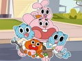 Xogo Xogo para colorear World Of Gumball  en liña