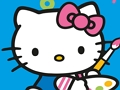 Xogo Cor por número con Hello Kitty  en liña