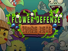 Xogo Defensa das flores asedio zombi en liña