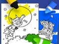 Xogo Colorear Alfie O home lobo  en liña