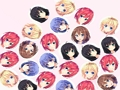 Xogo Nenas de bólas de amor anime en liña
