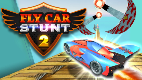 Xogo Fly Car Stunt 2 en liña