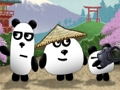 Xogo 3 pandas en Xapón HTML5  en liña