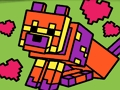 Xogo Colorear fácilmente Mineblox para nenos  en liña