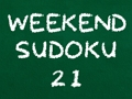 Xogo Sudoku 21 de fin de semana  en liña