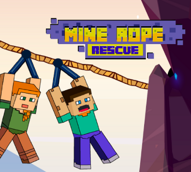 Xogo Mine Rescue Rope  en liña