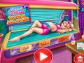 Xogo Solarium de bronceado de princesa embarazada  en liña