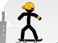 Xogo Patinador Stickman  en liña