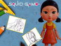 Xogo Squid Xogo Libro para colorear  en liña