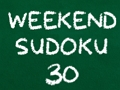 Xogo Sudoku 30 de fin de semana  en liña