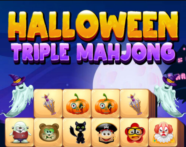 Xogo Mahjong triple de Halloween  en liña