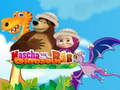 Xogo Dinosaurio Masha e O Oso  en liña