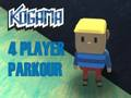 Xogo Parkour Kogama para 4 xogadores  en liña