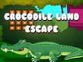 Xogo Escape de terra de crocodilo en liña