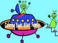 Xogo Libro para colorear: Alien Family  en liña