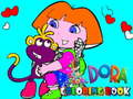 Xogo Libro para colorear de volta ao cole Dora  en liña