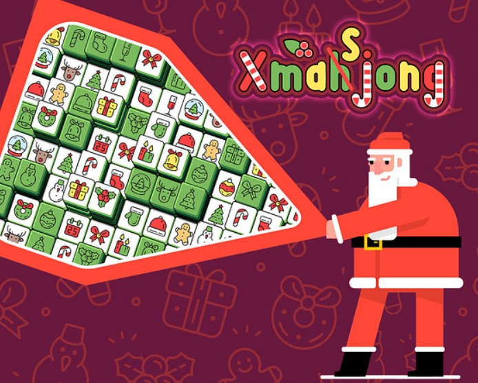 Xogo Mahjong de Nadal  en liña