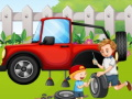 Xogo Diferenzas de garaxe de coches  en liña