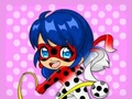Xogo Libro para colorear Chibi Dottedgirl  en liña