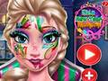Xogo Maquillaxe de Ano Novo Elsa  en liña