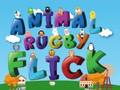 Xogo Animais Rugby Flick  en liña