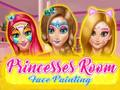 Xogo Pintura facial de habitación das princesas  en liña