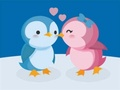 Xogo Bonito puzzle de pingüíns  en liña