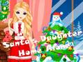 Xogo A filla de Papá Noel só na casa  en liña