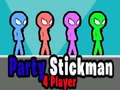 Xogo Party Stickman 4 xogador en liña