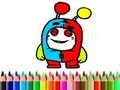 Xogo Volta á escola: libro para colorear de OddBods  en liña