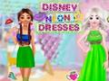 Xogo Vestidos Disney Neon  en liña