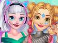 Xogo Moda do futuro Elsa e Rapunzel  en liña