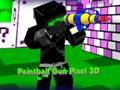 Xogo Pistola de paintball Pixel 3D  en liña