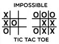 Xogo Imposible tic tac toe  en liña
