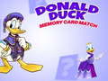 Xogo Partido de tarxeta de memoria do Pato Donald  en liña
