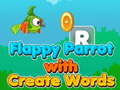 Xogo Flappy Parrot con crear palabras  en liña