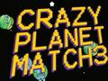 Xogo Crazy Planet Match 3 en liña