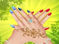 Xogo Nail-Art de primavera  en liña