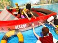 Xogo Barco de emerxencia de rescate praia  en liña